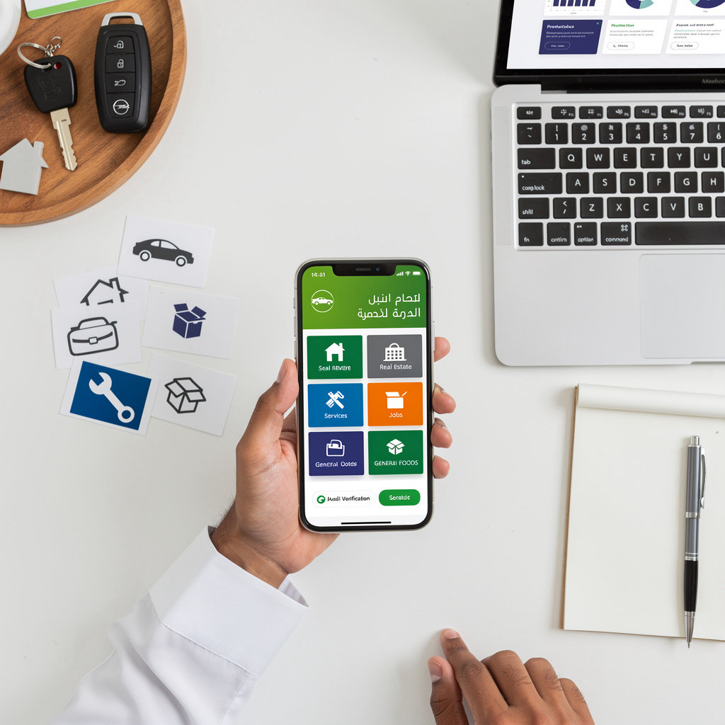 تطبيق حراج باسم جديد - منصة إعلانات مصنفة السعودية توفر خدمات آمنة وموثوقة للبيع والشراء